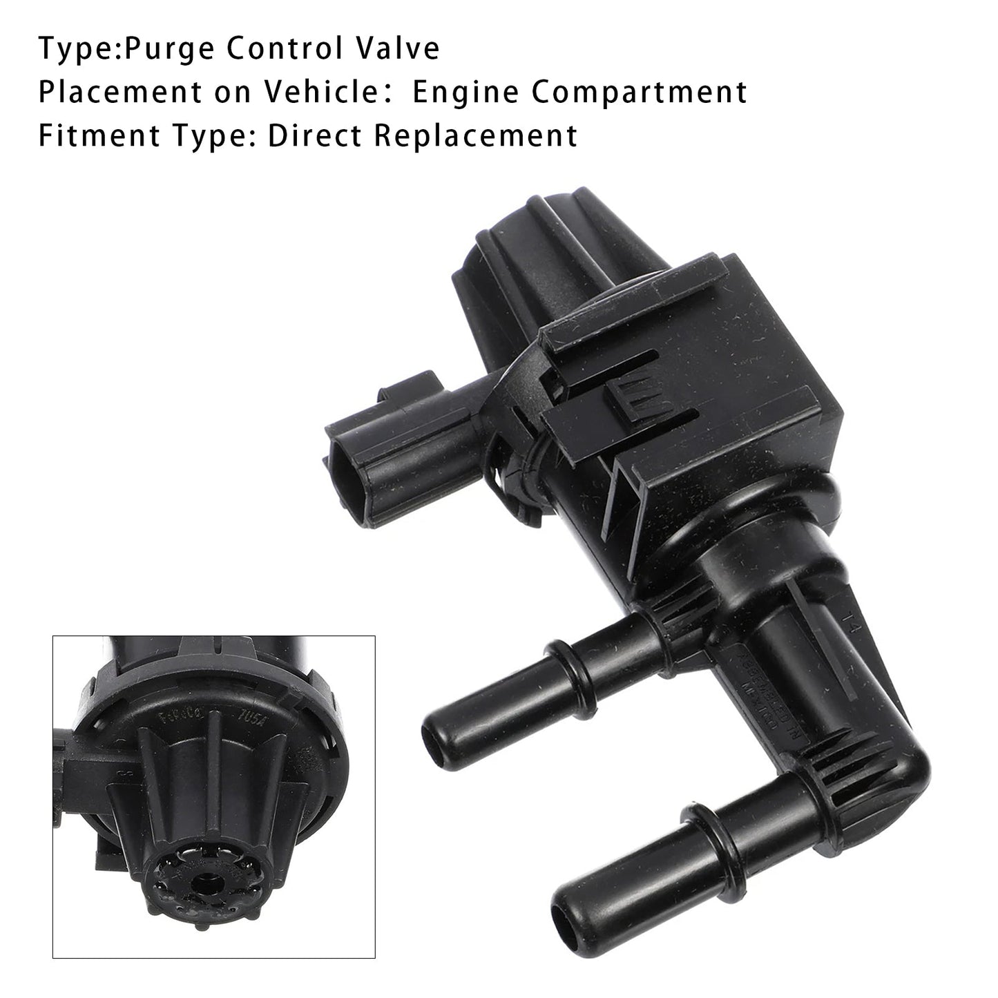 Ford Focus Fusion 7U5Z-9C915-D EVAP Vapor Canister Purge Control Valve