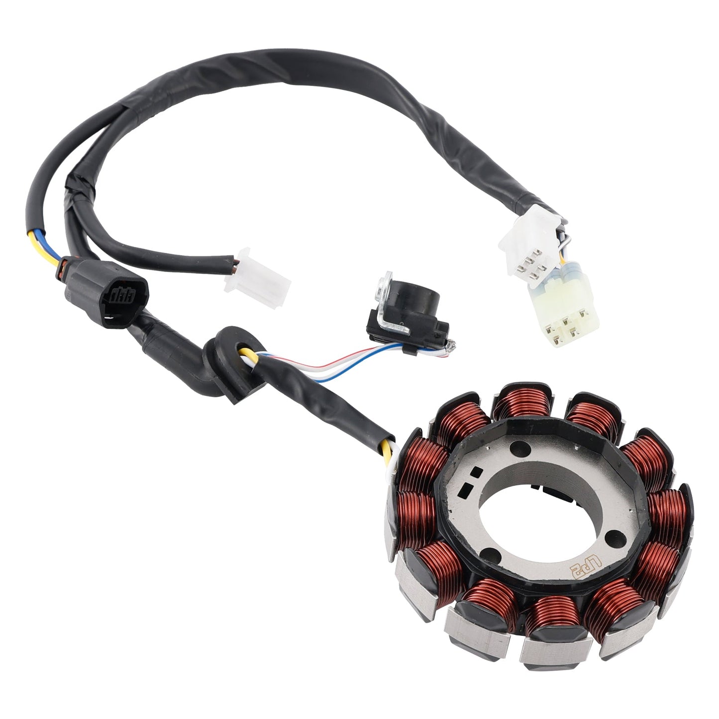 12-Pole 44D-H1410-00 Magneto Generator Stator Fit for Yamaha Xeon Karbu 125 EGO LC 125 Carburetor Version
