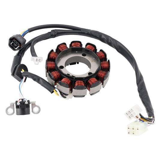 Stator de générateur magnétique 12 pôles 44D-H1410-00 pour Yamaha Xeon Karbu 125 EGO LC 125, version carburateur