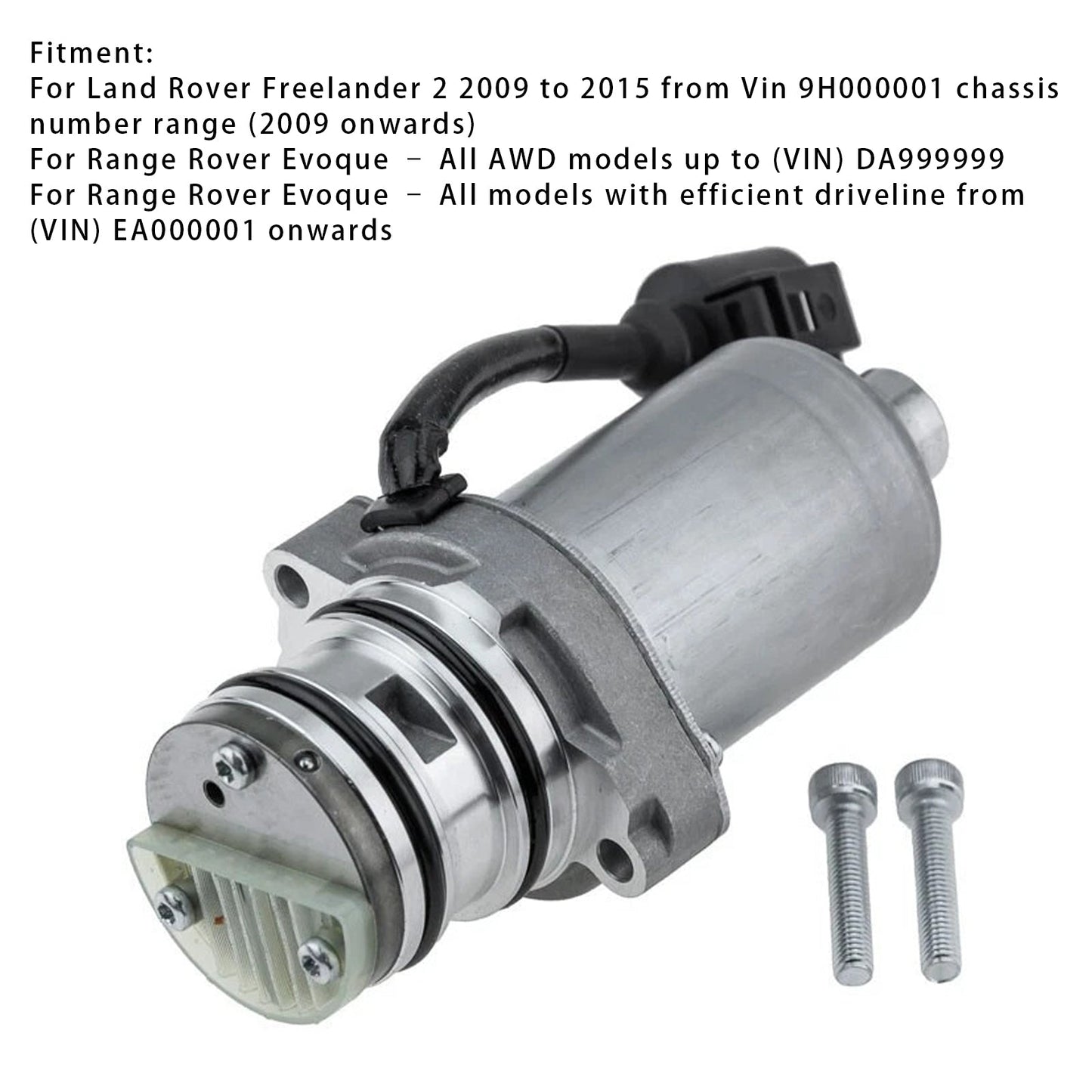 2009-2015 Land Rover Freelander 2 Rear Coupling Diff AWD Pump LR008958 LR051321 LR075763