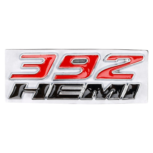 Emblema de calcomanía 3D para guardabarros lateral 392 Hemi para Challenger Charger