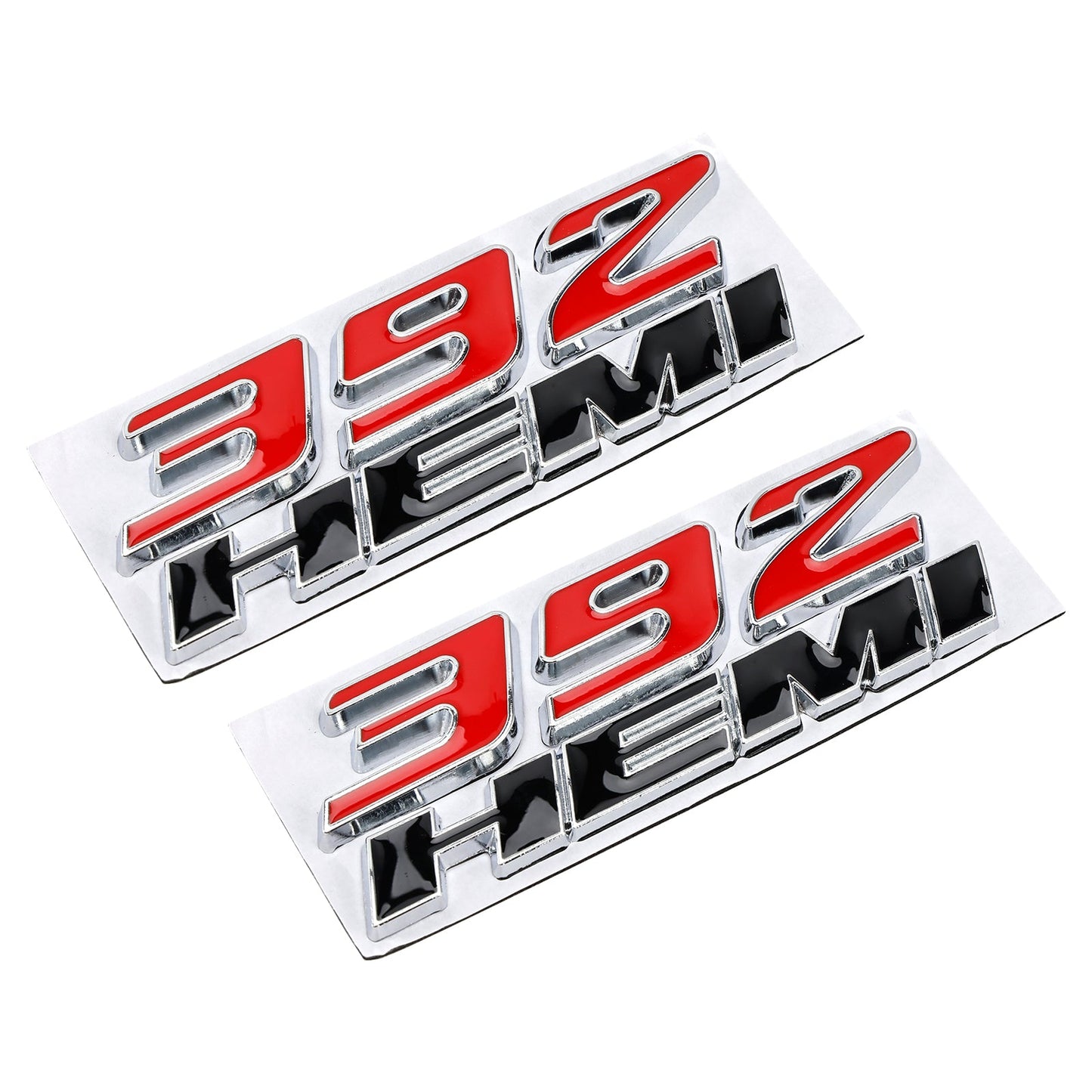 2X 3D Fender Side 392 Hemi Decal Emblem for Challenger Charger Badge