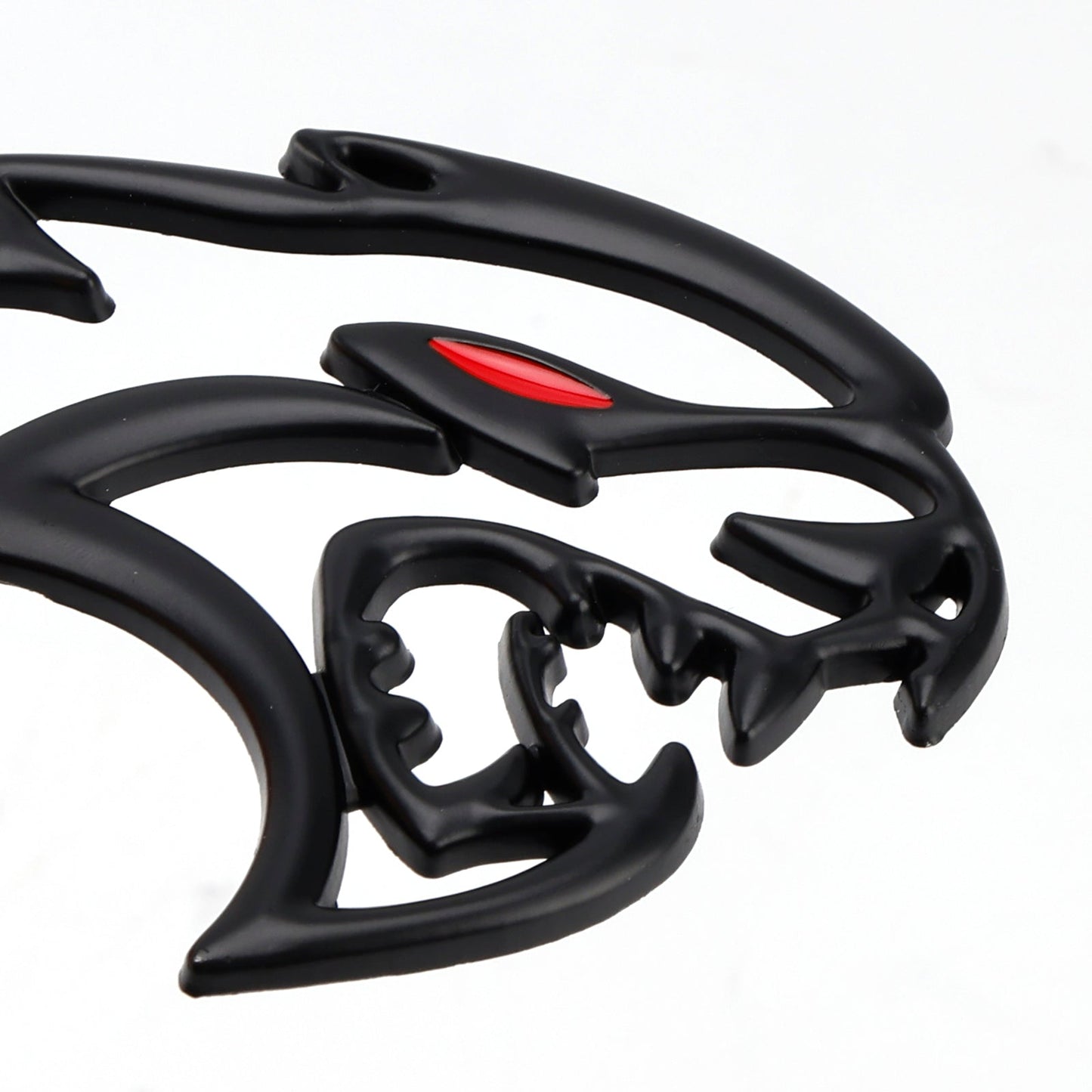 SRT Hellcat Black 2PCS Hellcat Fender Side Emblem Badge Decal