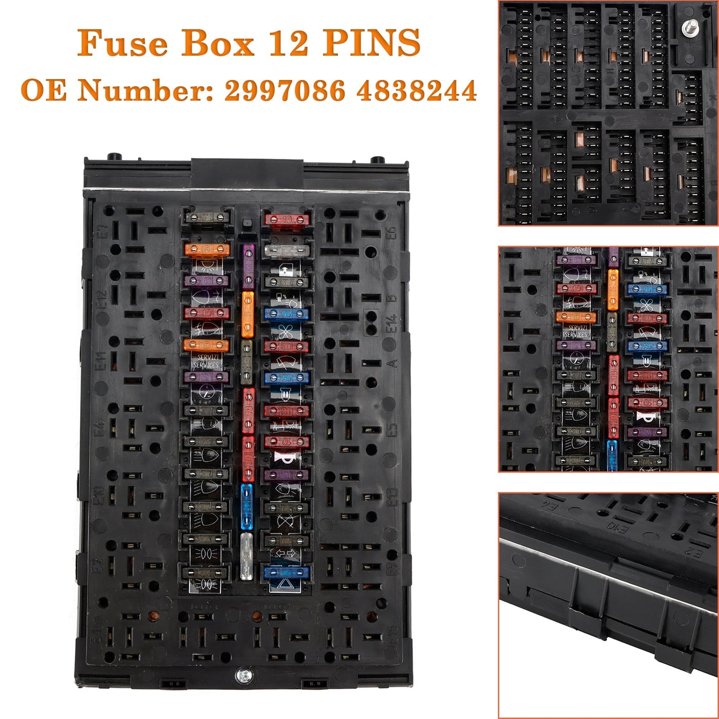 Iveco Daily II III Autobus Autocar 1989-2006 Fuse Box 2997086 4838244