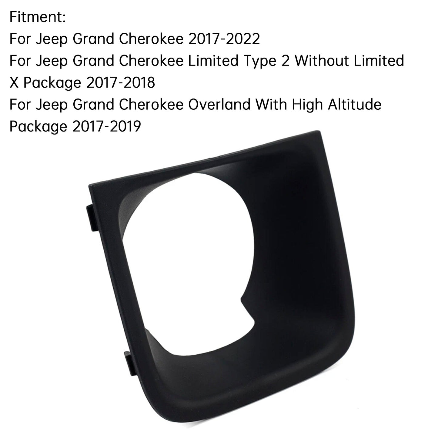 Jeep Grand Cherokee 2017-2022 Adaptive Cruise Control Bezel Cover Black 68262018AA