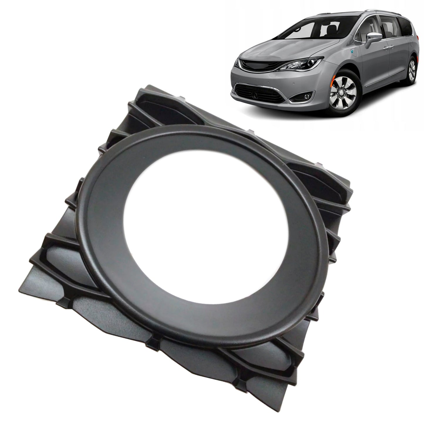 Cubierta de bisel para control de crucero adaptativo Chrysler Pacifica Voyager 2017-2020, color negro, 68432233AA