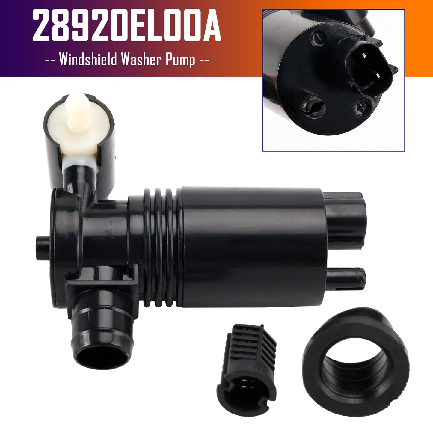 Nissan Versa Tiida 2007-2013 Juke 2011-15 28920EL00A Windshield Washer Pump