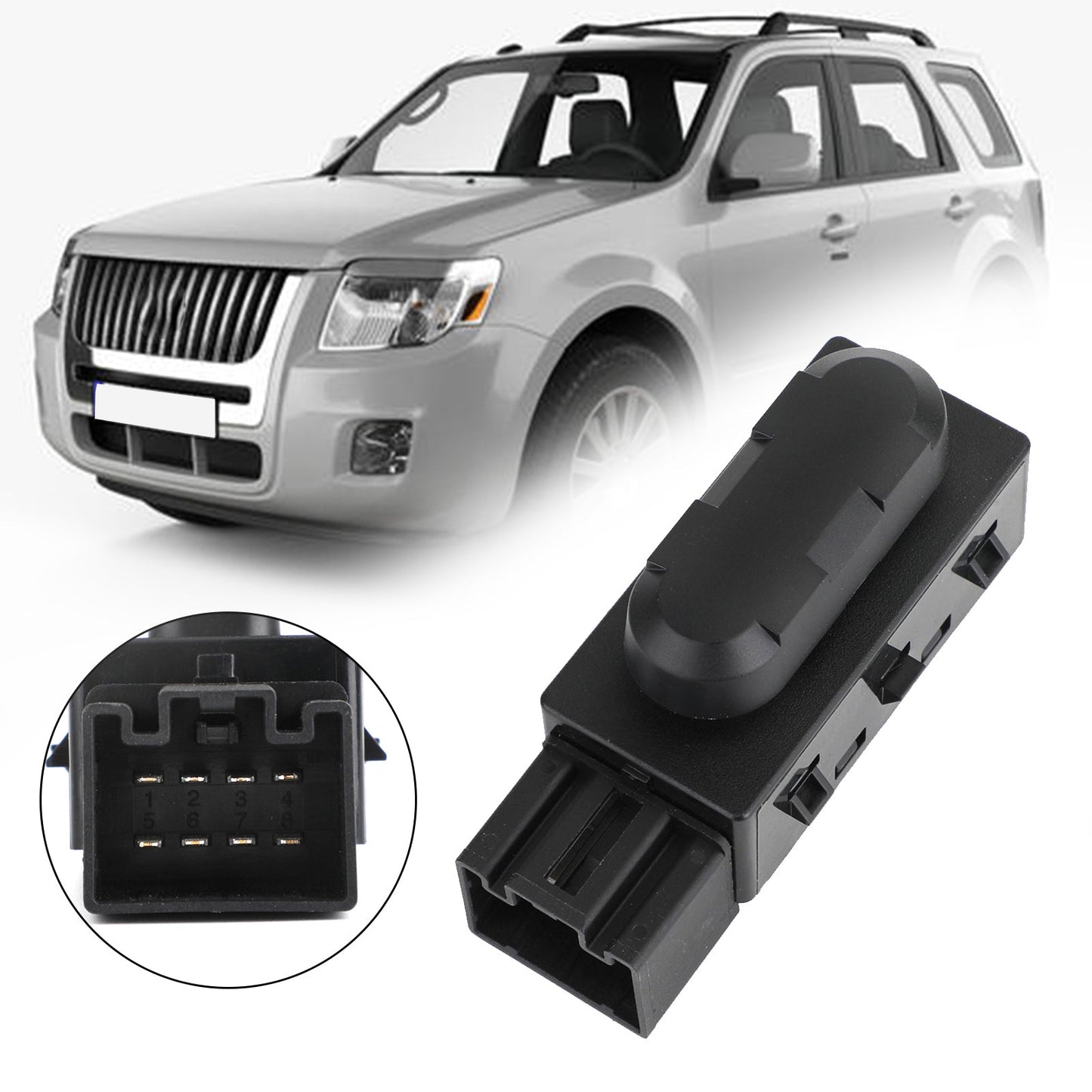 Interruptor de control del asiento eléctrico de 6 posiciones para Ford F150 Taurus Escape 5F9T14B709AA