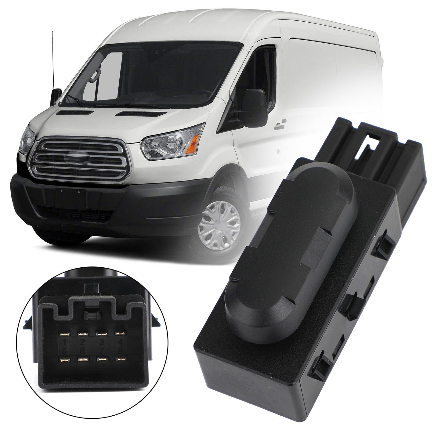 Interruptor de control del asiento eléctrico de 6 posiciones para Ford F150 Taurus Escape 5F9T14B709AA