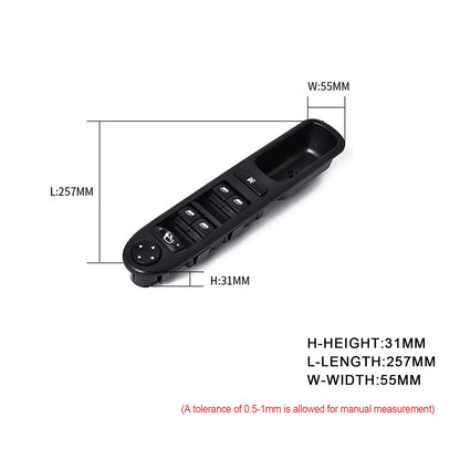 Peugeot 307 CC 3A/C SW 6554KT Front Left Electric Master Window Switch