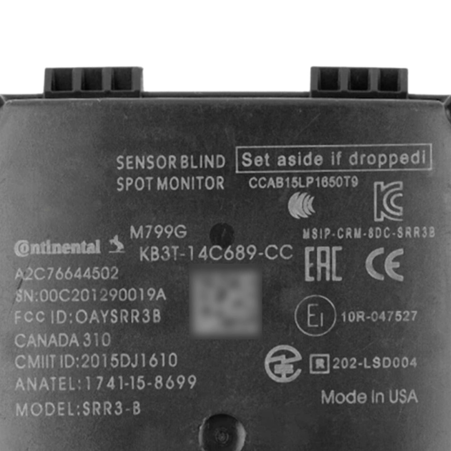 Ford Transit 150 250 350 2019-2021 Rear Blind Spot Radar Sensor KB3Z-14C689-B