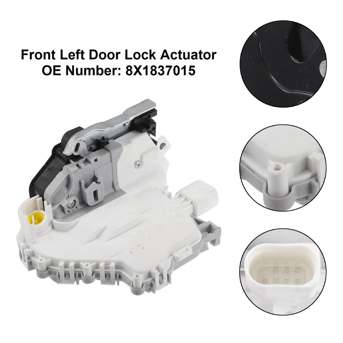 Audi A1 A3 A4 A5 Q5 TT Front Left Door Lock Actuator 8X1837015