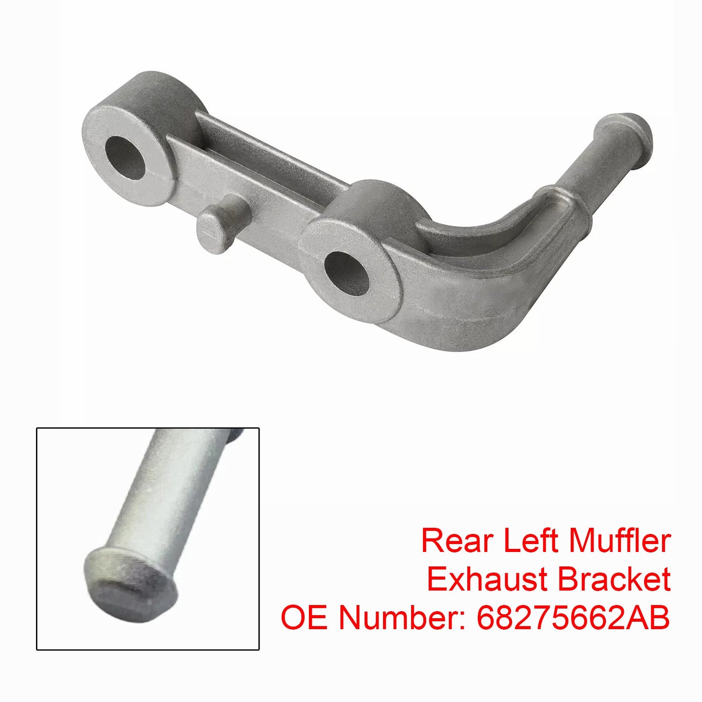 Support d'échappement arrière gauche pour Ram 1500 5,7 L et 6,2 L (2019-2024) 68275662AB