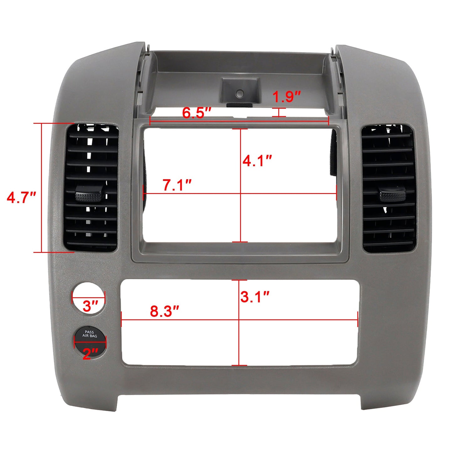Nissan Frontier 2005-2020 Center Dash Console Panel Cluster Lid Bezel 68259ZP16