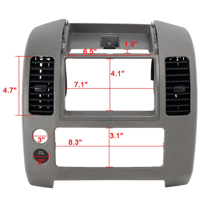 Nissan Frontier 2005-2020 Center Dash Console Panel Cluster Lid Bezel 68259ZP16