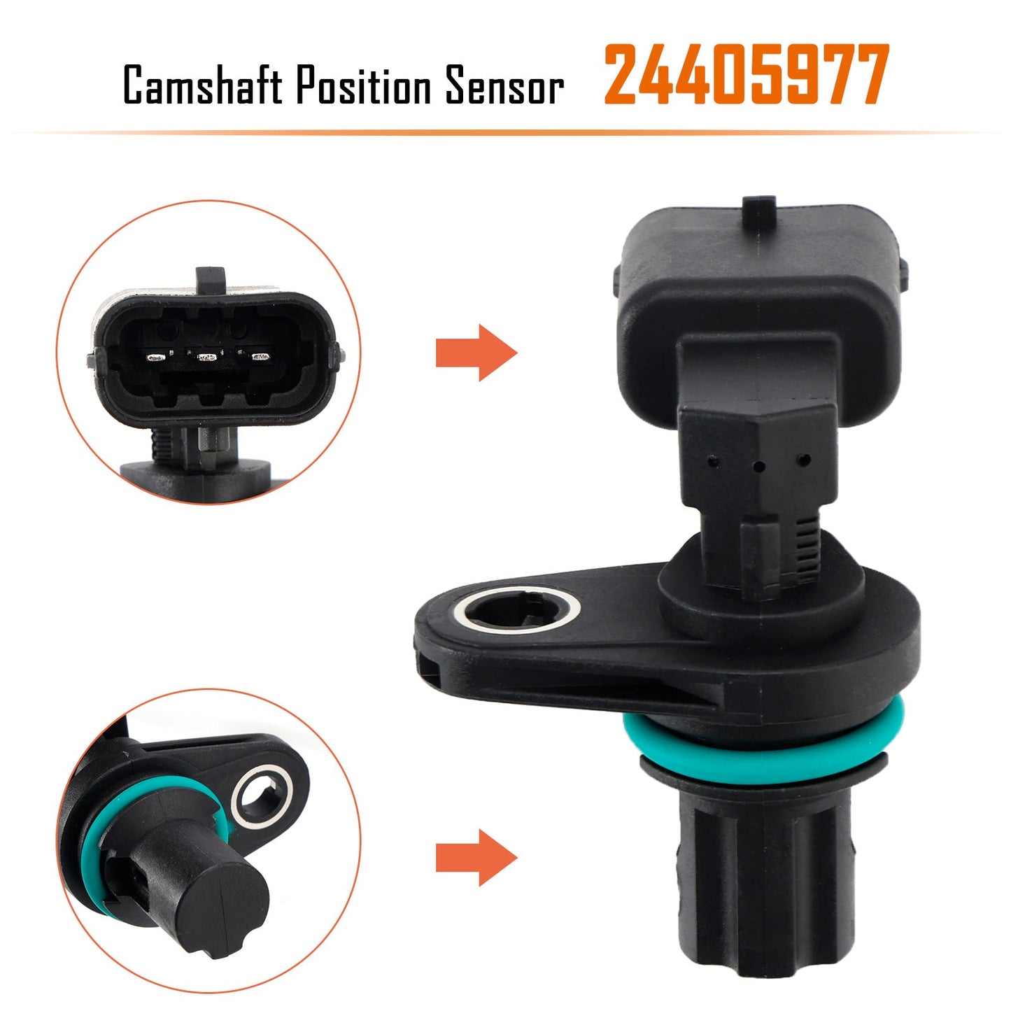 Sensor de posición del árbol de levas 24405977 para Vauxhall Zafira B 1.8 (2005-2014)
