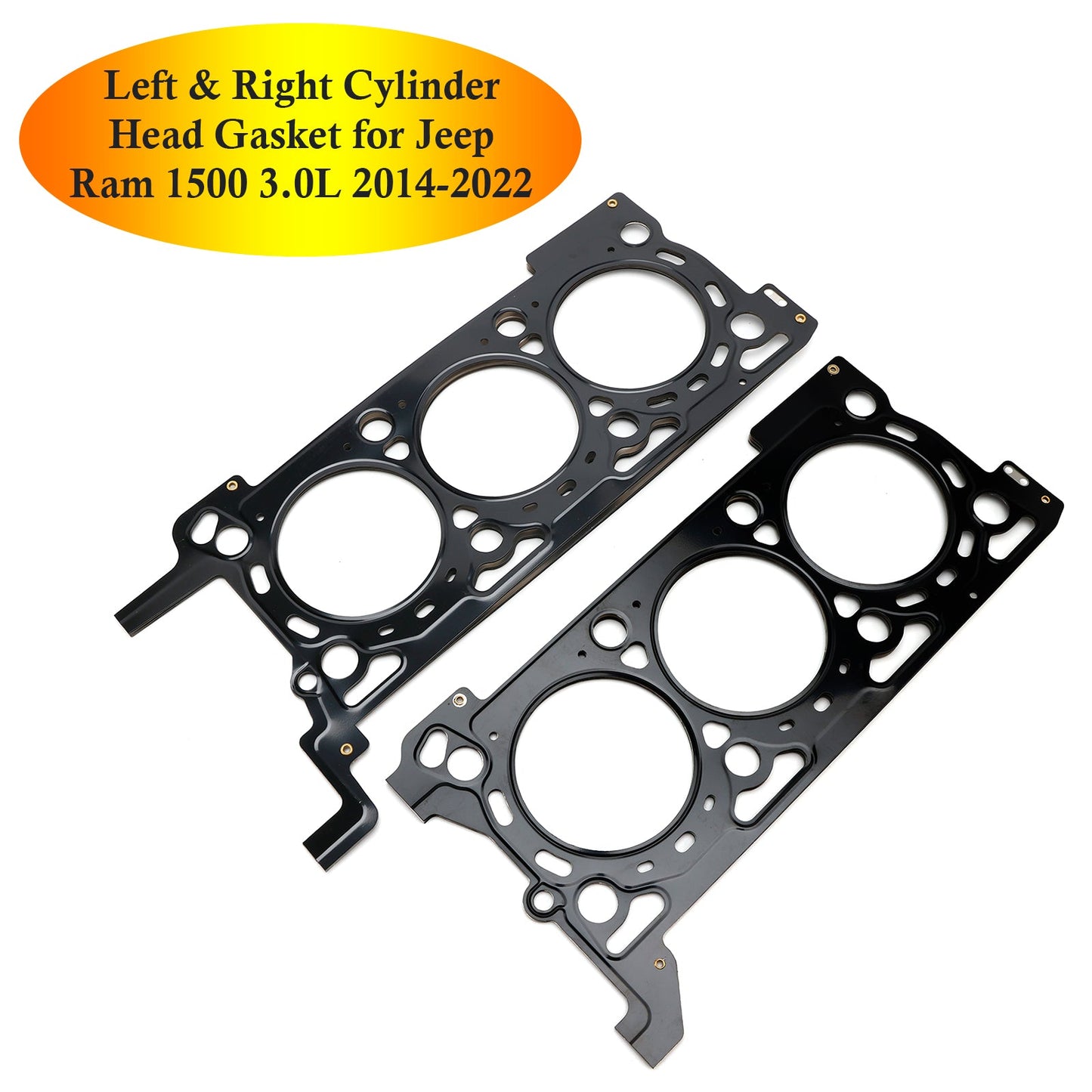 2014-2022 Jeep Ram 1500 3.0L Left & Right Cylinder Head Gasket 68147401AA 68147397AA