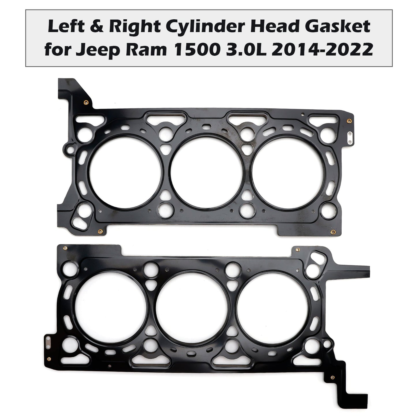 2014-2022 Jeep Ram 1500 3.0L Left & Right Cylinder Head Gasket 68147401AA 68147397AA