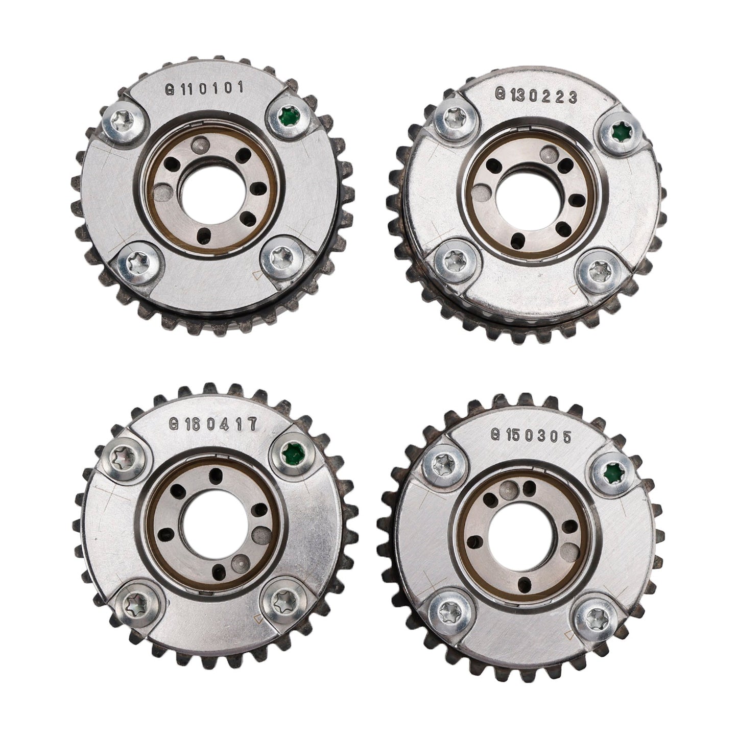 Ajustador de árbol de levas (4 unidades, A2780504900, A2780505100) para motor Mercedes Benz E550, E63, ML550, S550 y M278.