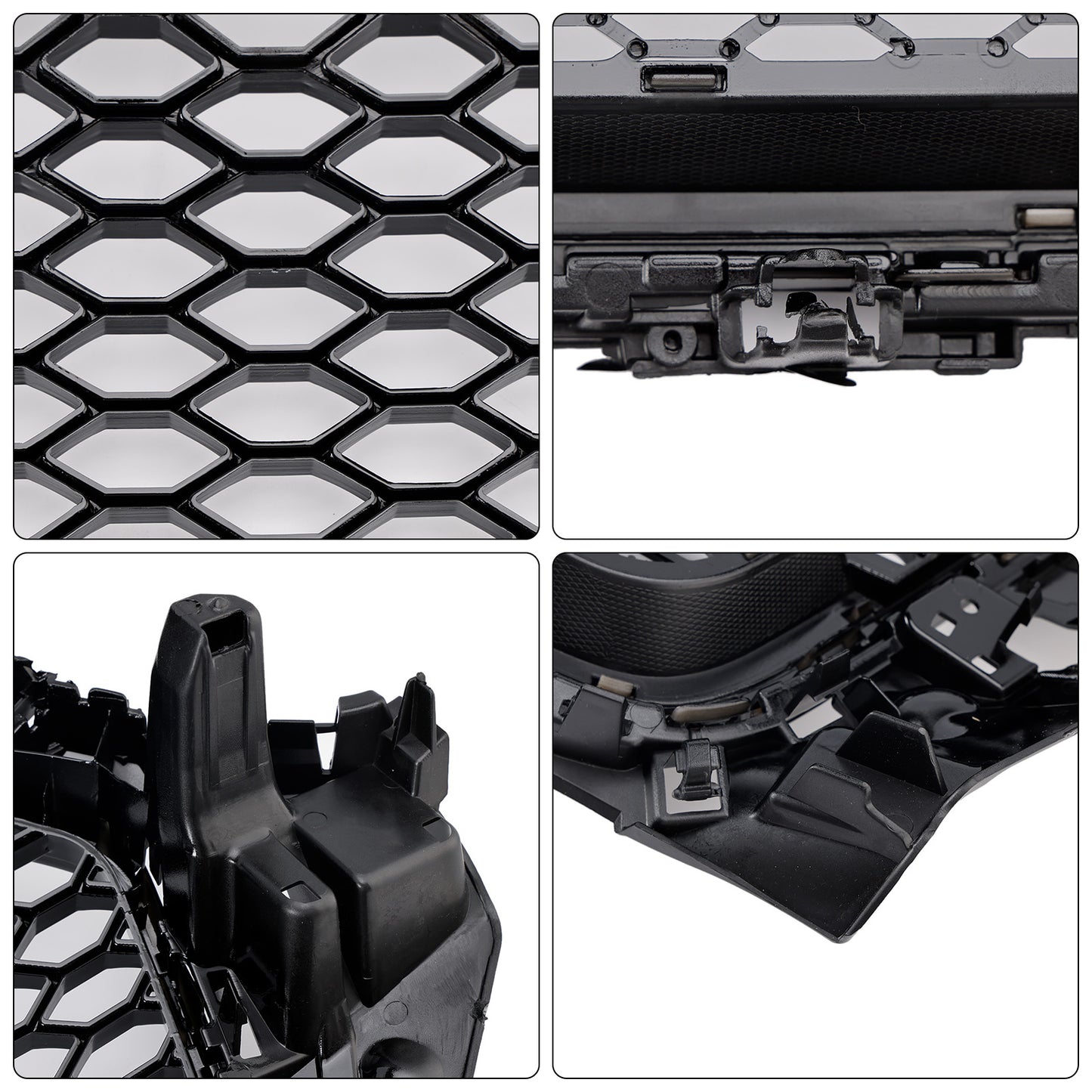 Audi A3 S3 2013-2016 To RS3 Style Front Henycomb Bumper Grill Grille W/Quattro