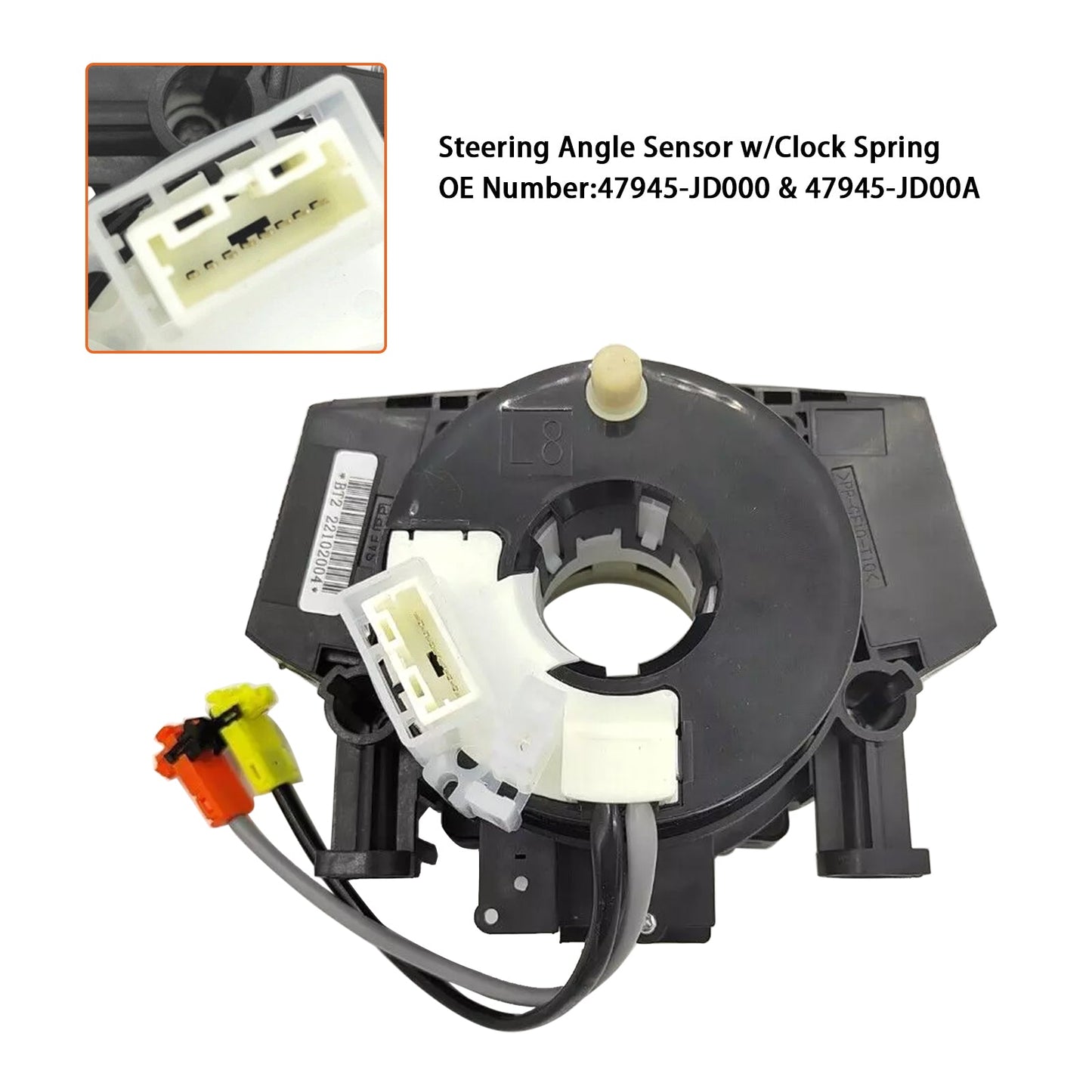 2006-2013 Nissan Qashqai J10 47945-JD000 Steering Angle Sensor w/Clock Spring