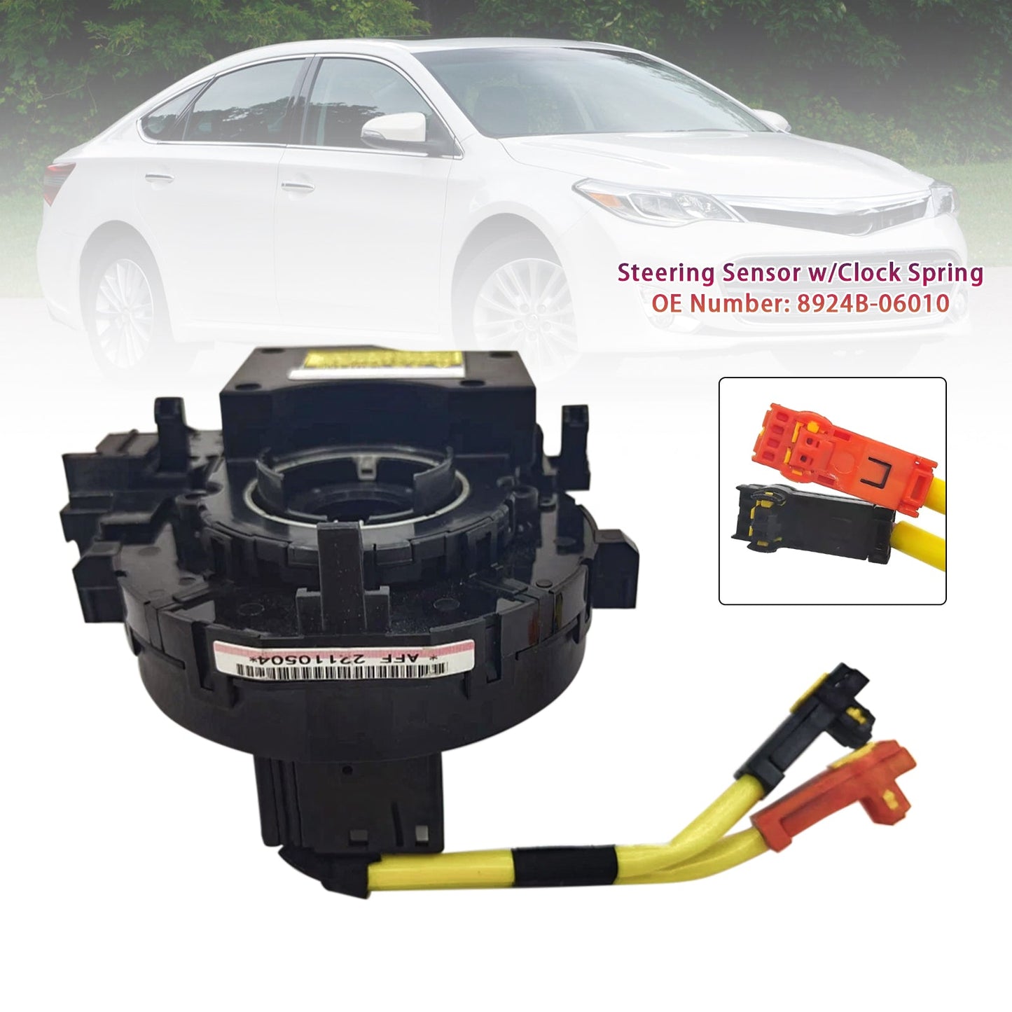 2012-2014 Camry 2013-2016 Avalon Steering Sensor 8924B-06010 w/Clock Spring