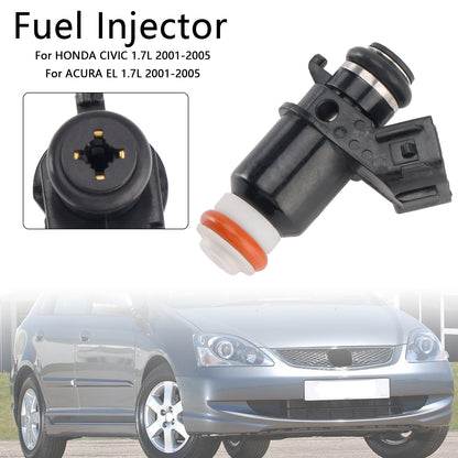 2001-2005 Acura EL Honda Civic 1.7L 16450-PLD-003 1Pcs Fuel Injector