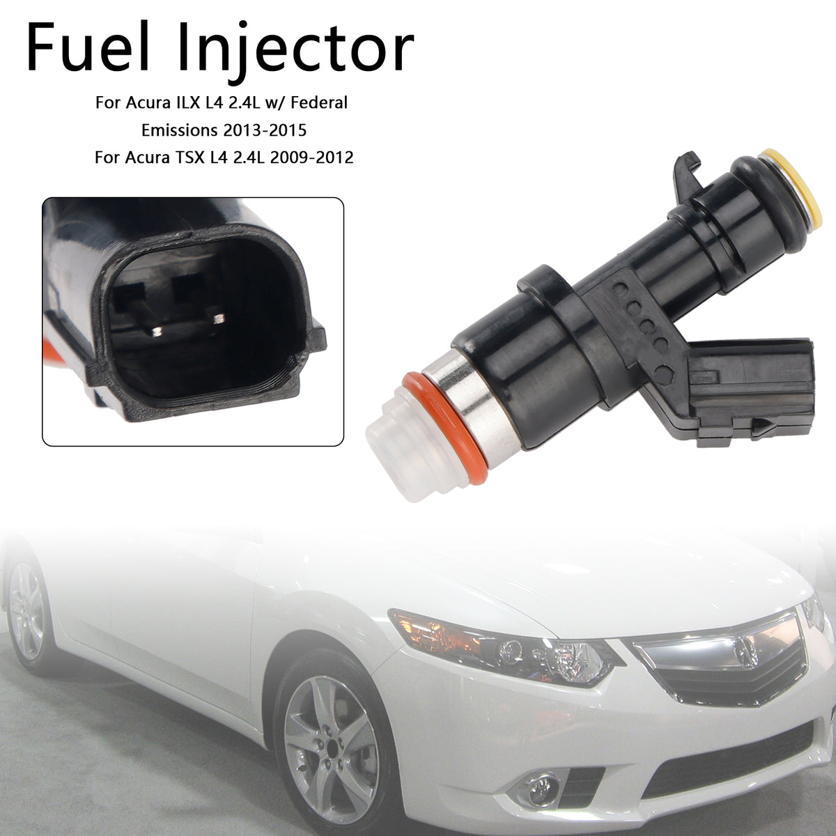 2008-2015 Accord Civic CRV 2.4L Honda 16450-R40-A01 1Pcs Fuel Injector