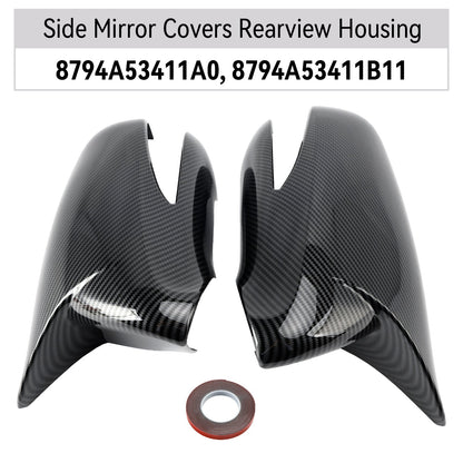 Lexus IS250 IS350 2009-2012 Side Mirror Covers Rearview Housing Carbon 8794A53411A0 8794A53411B1 Left-Hand Drive Only