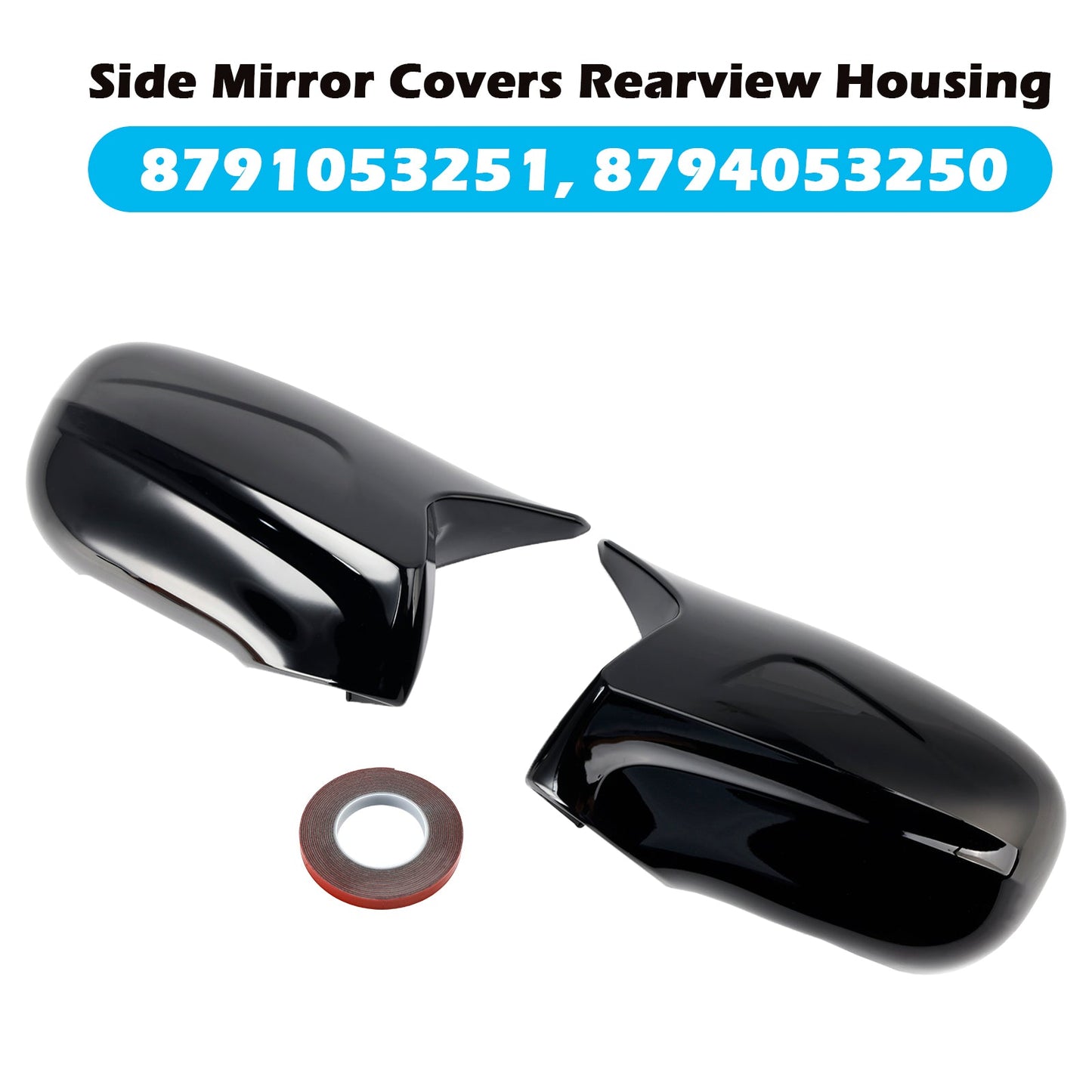 Lexus IS250 IS350 2006-2012 Side Mirror Covers Rearview Housing Black 8791053251 8794053250