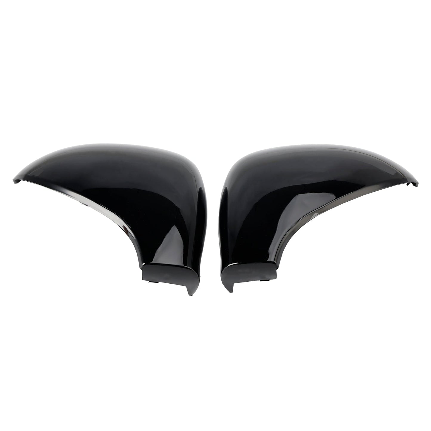 Peugeot 207 Hatchback Side Mirror Covers Rearview Housing Bright Black 9680194877 9680194977