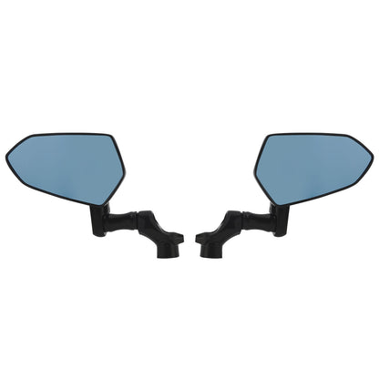 M8 M10 Mount Anti-glare Blue Glass Rearview Mirrors Universal Premium Aluminum Side Mirror