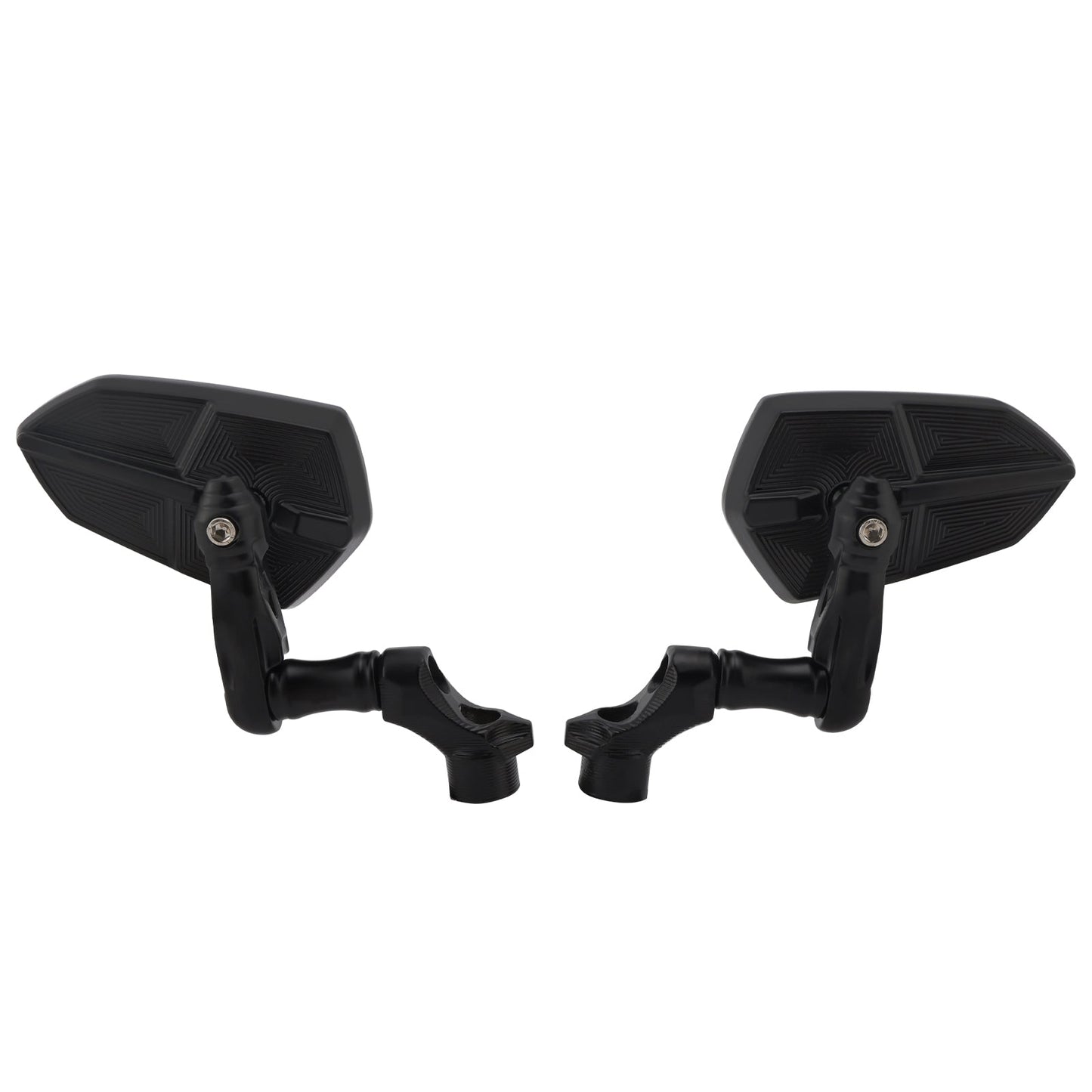 M8 M10 Mount Anti-glare Blue Glass Rearview Mirrors Universal Premium Aluminum Side Mirror