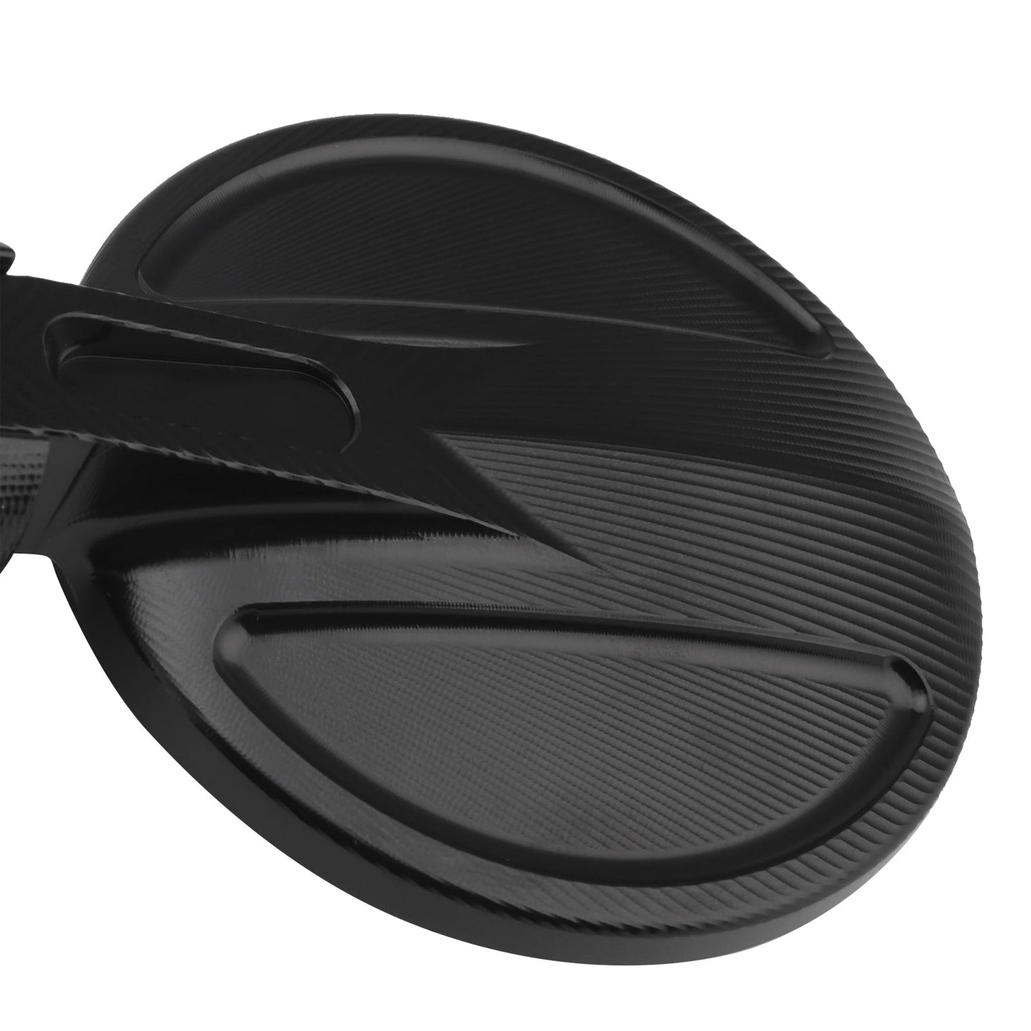 Universal 2inch 22mm Round Bar End Mirrors Billet Aluminium