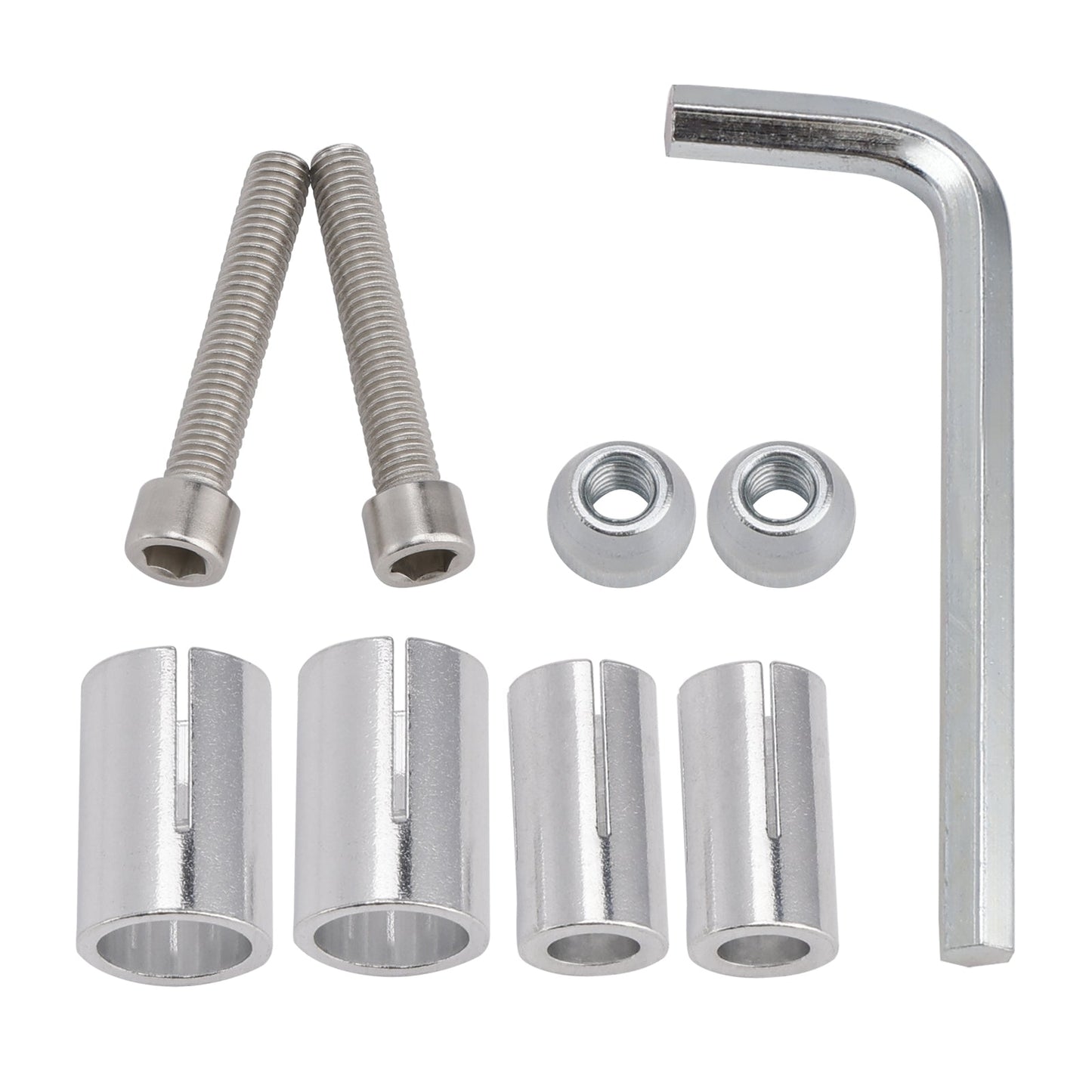 2" inch Round Bar End Mirrors Universal - 22mm Billet Aluminium