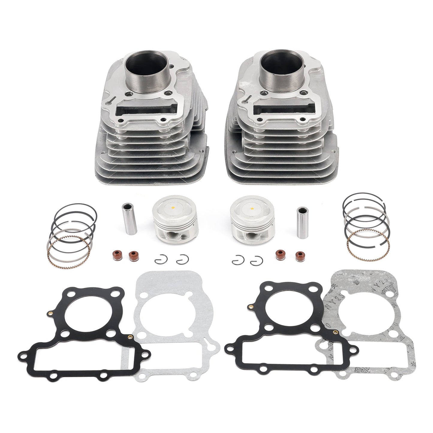 1988-1990 Yamaha XV250 Route 66 STD 49mm 248cc Cylinder Piston Gasket Top End Rebuild Kit 4DN-11310-00