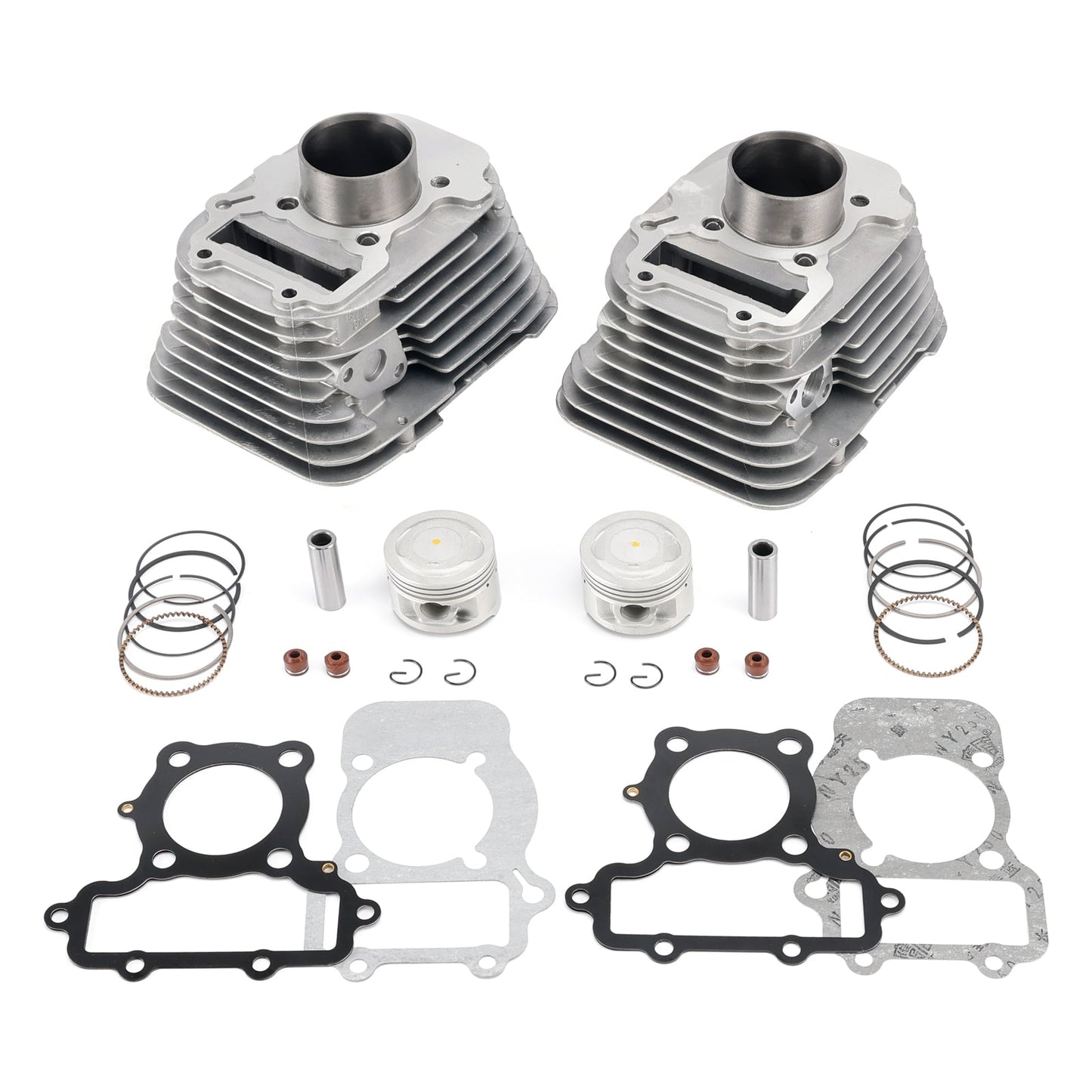 1988-1990 Yamaha XV250 Route 66 STD 49mm 248cc Cylinder Piston Gasket Top End Rebuild Kit 4DN-11310-00
