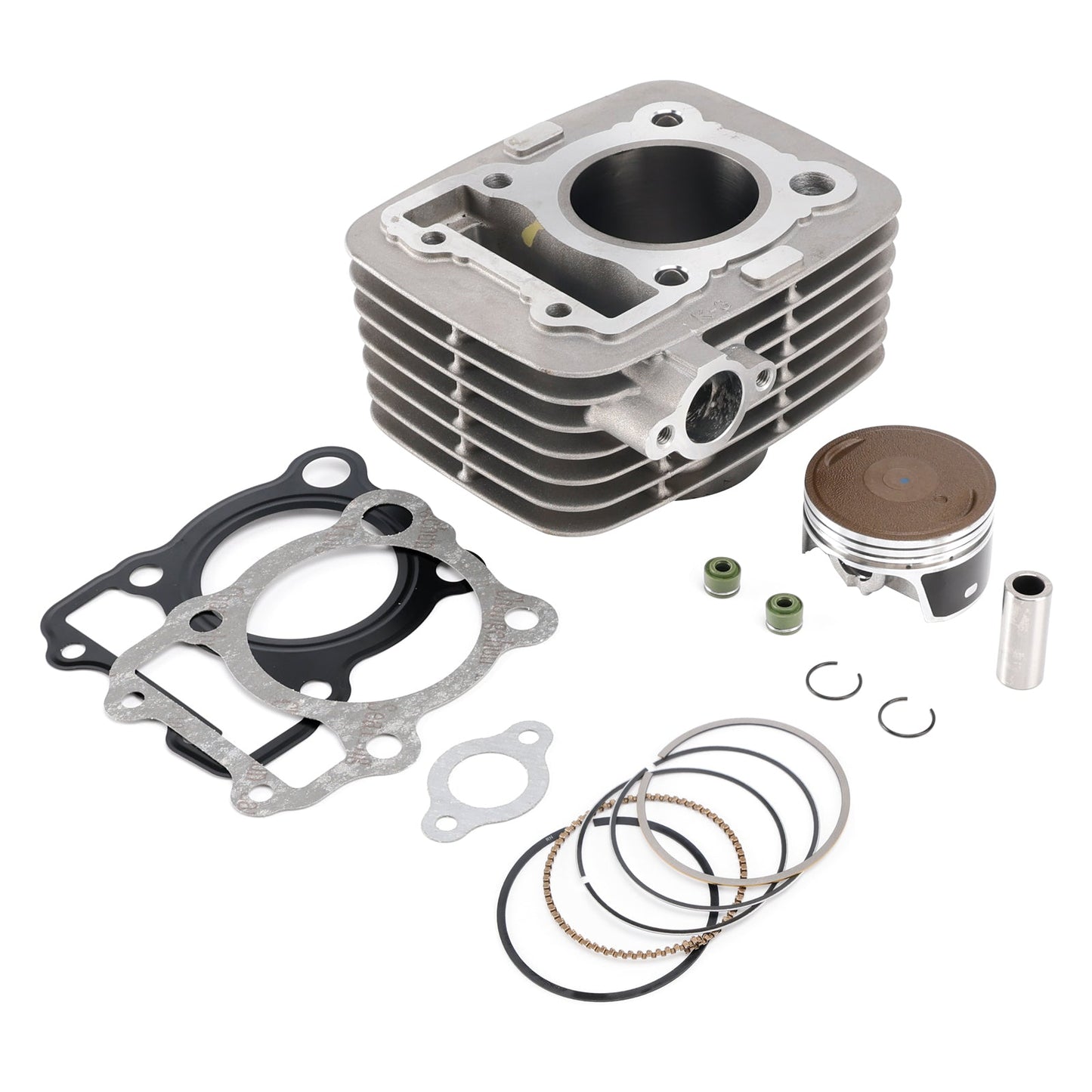 58mm 149cc 4-Stroke Cylinder Piston Gasket Top End Rebuild Kit Fit 2008-2026 Kawasaki KLX140 KLX 150