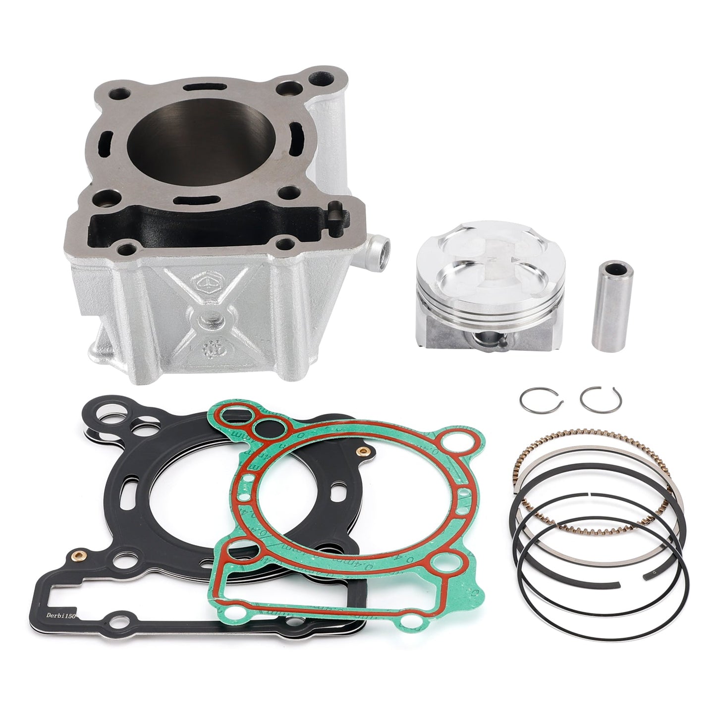 63.6mm 150cc 4-Stroke Cylinder Piston Gasket Kit For Aprilia RS RX SX Derbi GPR Senda Malaguti RST XSM XTM F.B. Mondial SMX M545M