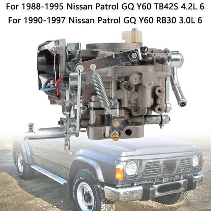 1988-1995 Nissan Patrol GQ Y60 TB42S 4.2L 6 2 Barrel Carburetor Electric Choke 16010-26J00