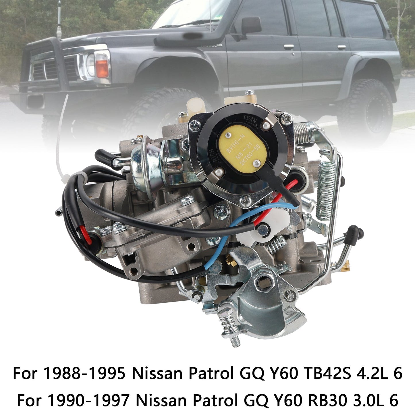 1988-1995 Nissan Patrol GQ Y60 TB42S 4.2L 6 2 Barrel Carburetor Electric Choke 16010-26J00