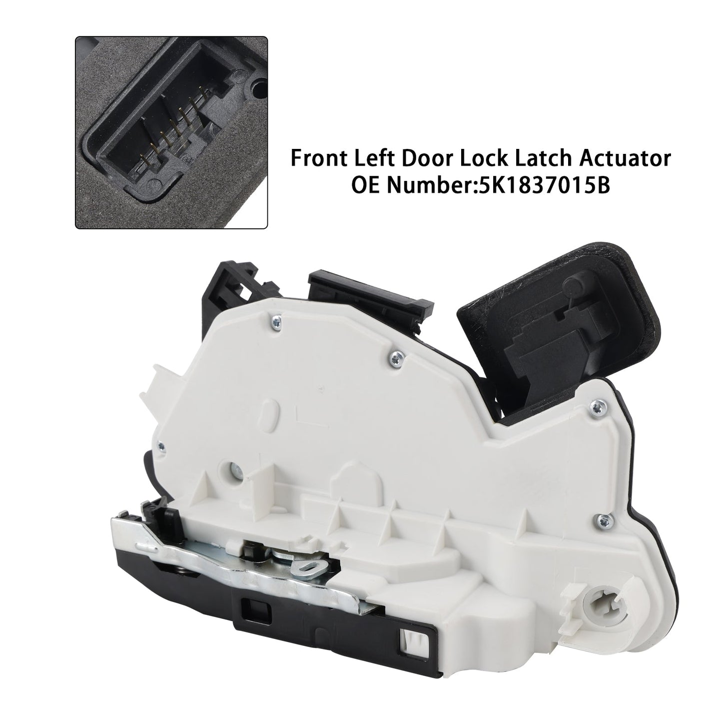 VW Golf MK6/MK7 2012-2017 E-Golf 2015-2017 Front Left Door Lock Latch Actuator