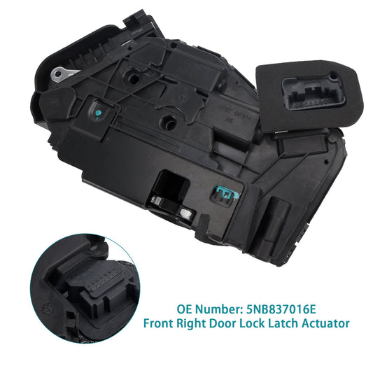 VW Golf 7 Audi Skoda Front Right Door Lock Latch Actuator 5NB837016E
