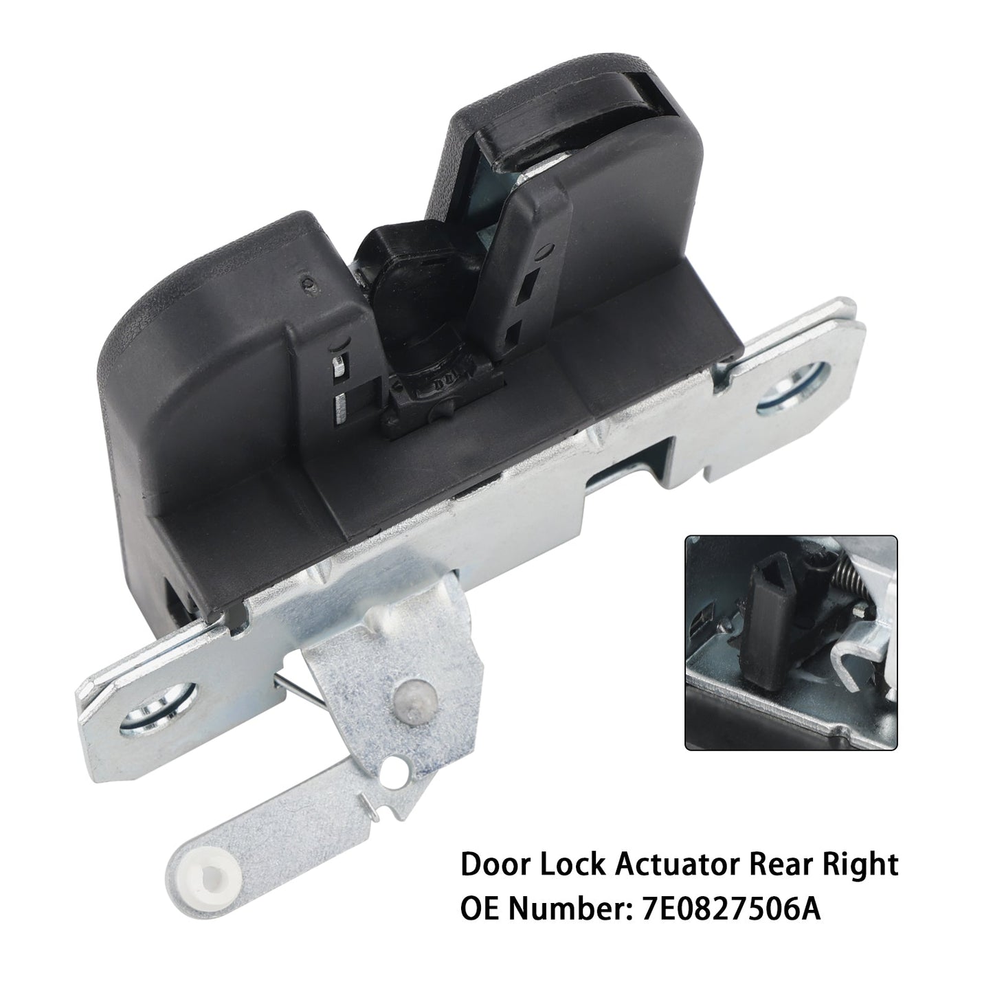 VW Transporter T5 T6 Rear Right Door Lock Actuator Lower 7E0827506A