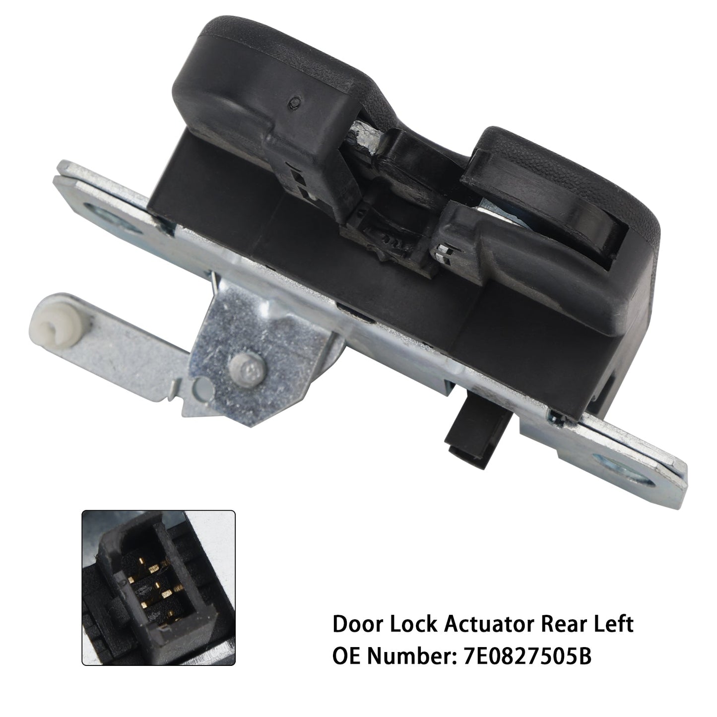 VW Transporter T5 T6 Rear Left Door Lock Actuator 7E0827505B