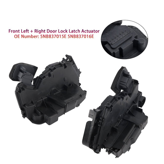 VW Golf 7 Audi Skoda Front Left + Right Door Lock Latch Actuator 5NB837015E 5NB837016E