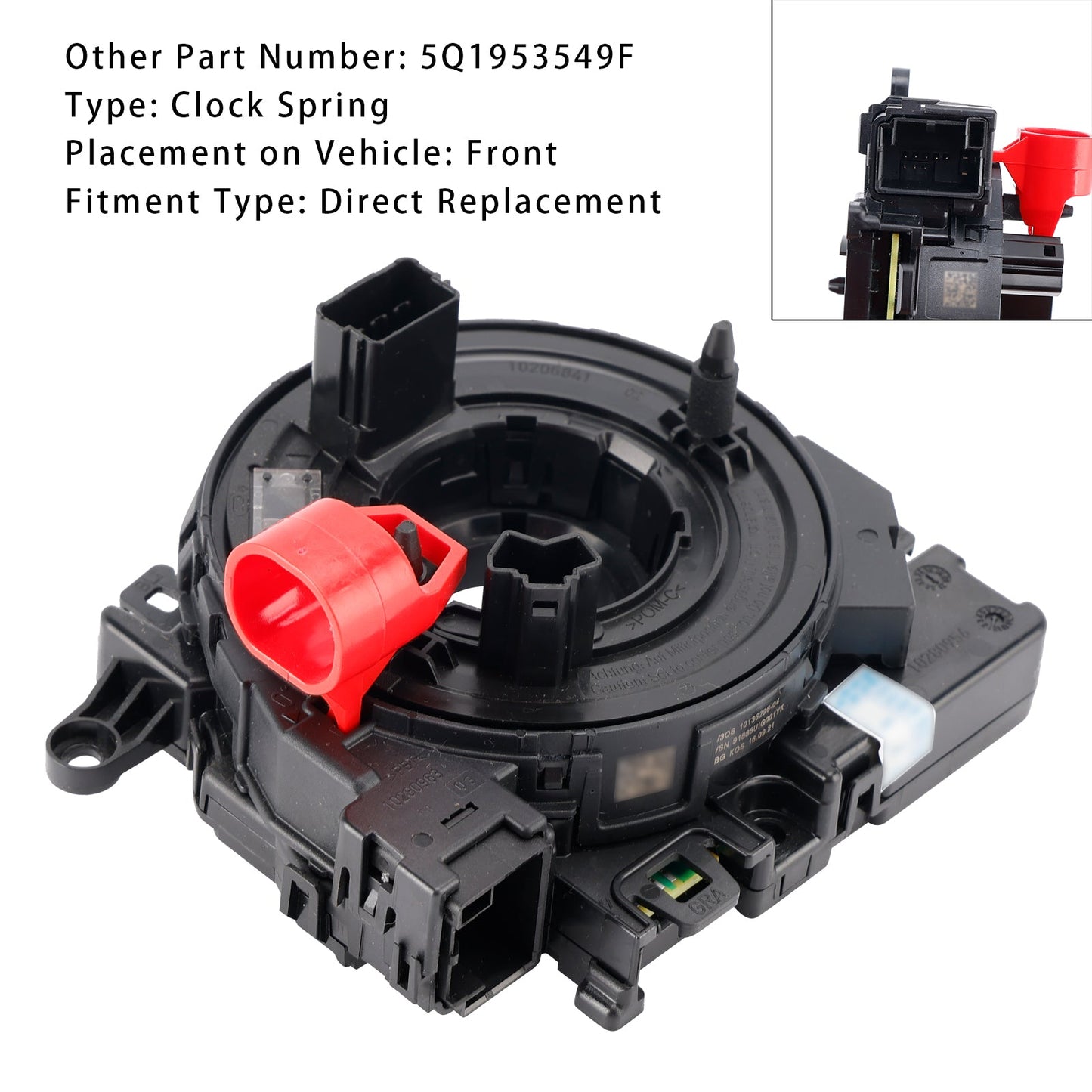 VW Golf R MK8 Clock Spring 5Q1953549F