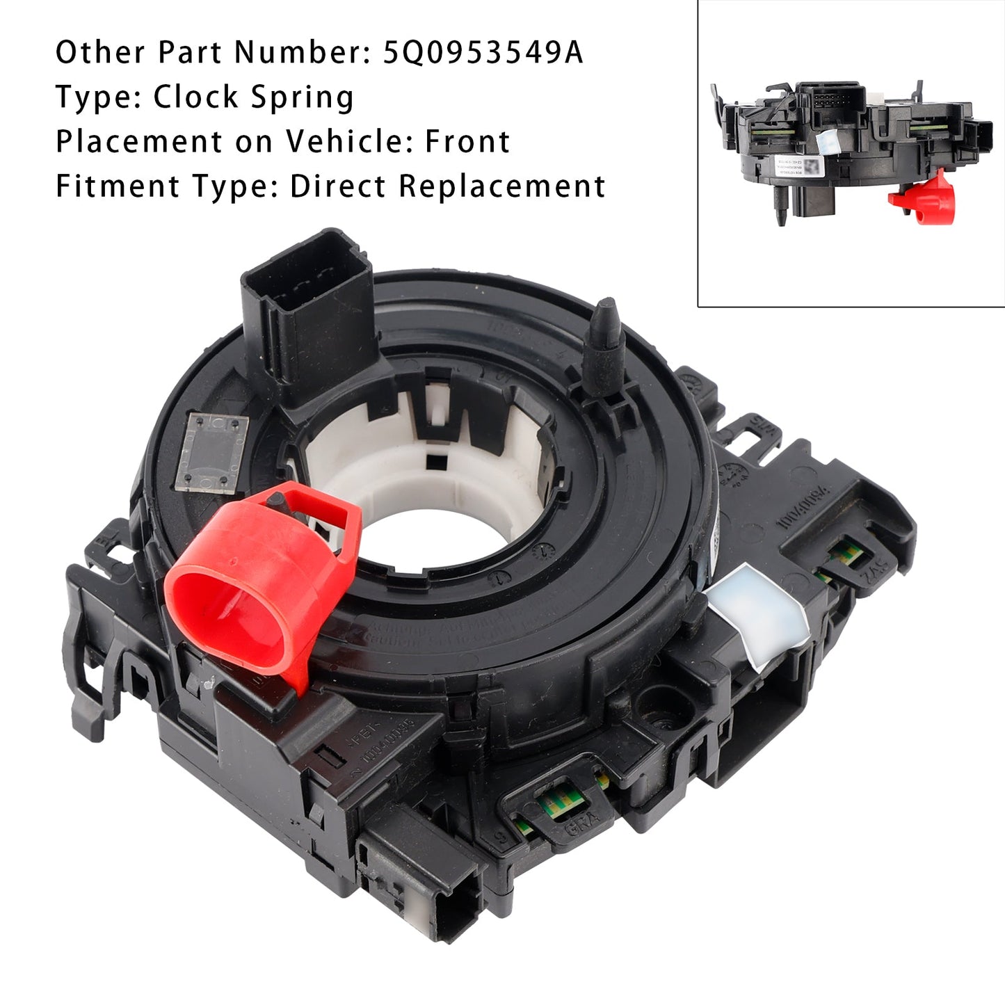 VW Golf Leon Skoda Octavia Audi 5Q0953549A Clock Spring
