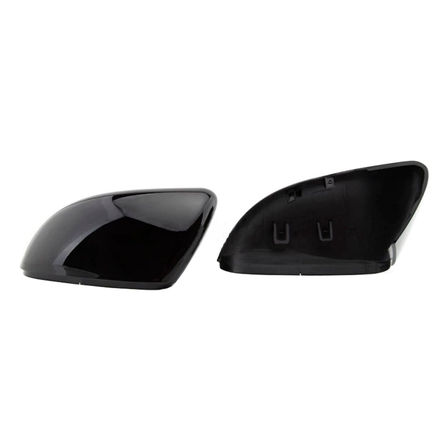 VW Golf MK6 2009-2013 2pcs Gloss Black Door Wing Mirror Cover Caps Casing