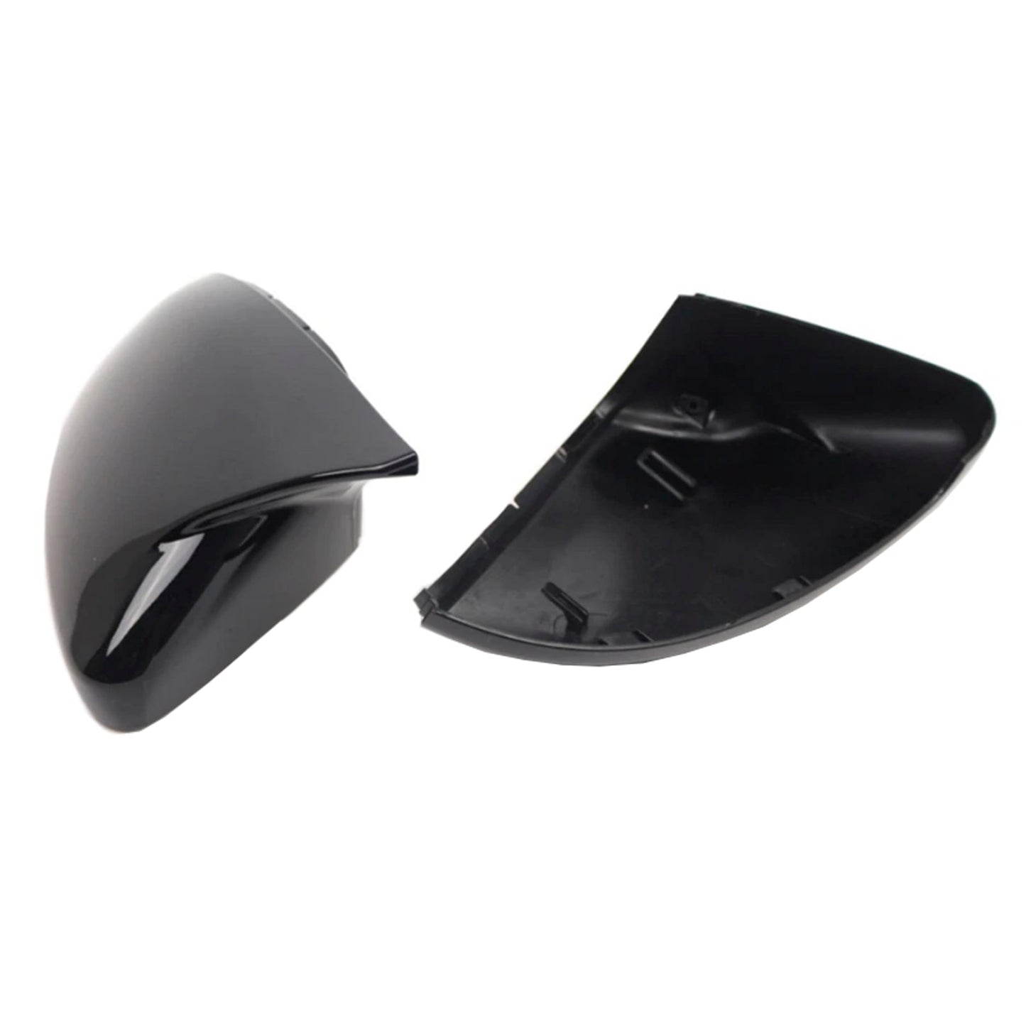 VW Golf MK7 2015-2019 2pcs Gloss Black Door Wing Mirror Cover Caps Casing
